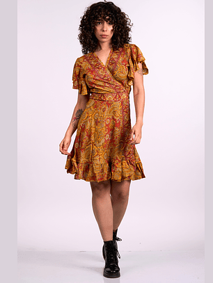 Vestido Corto Envolvente