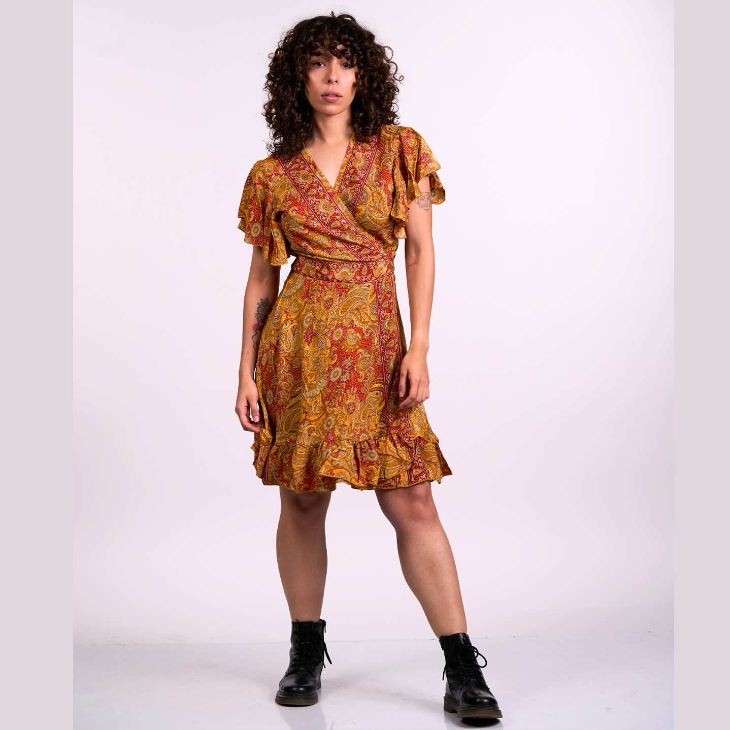 Vestido Corto Envolvente 3