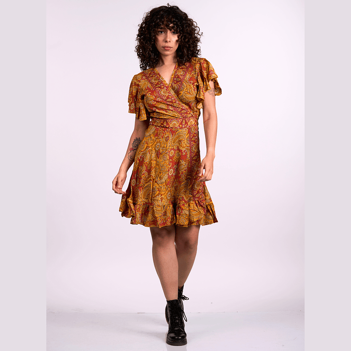 Vestido Corto Envolvente 4