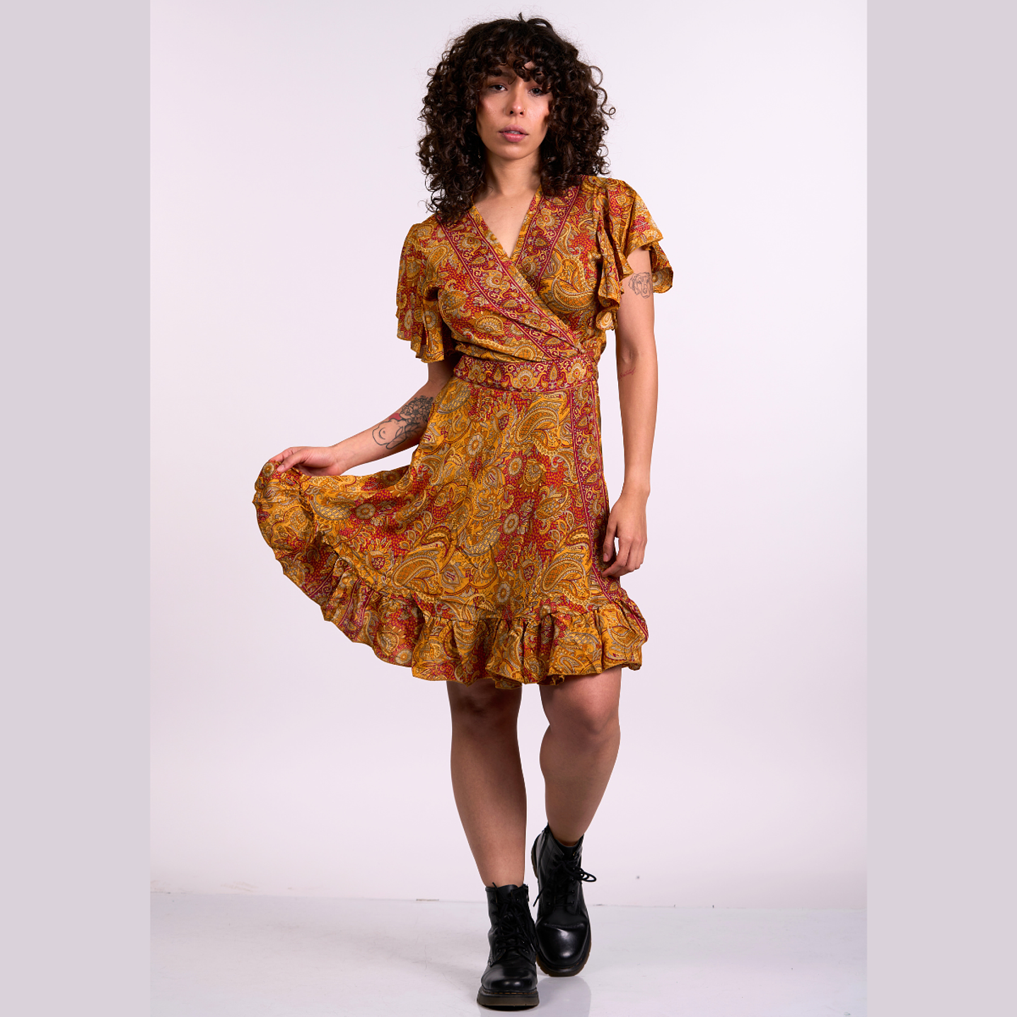 Vestido Corto Envolvente 5