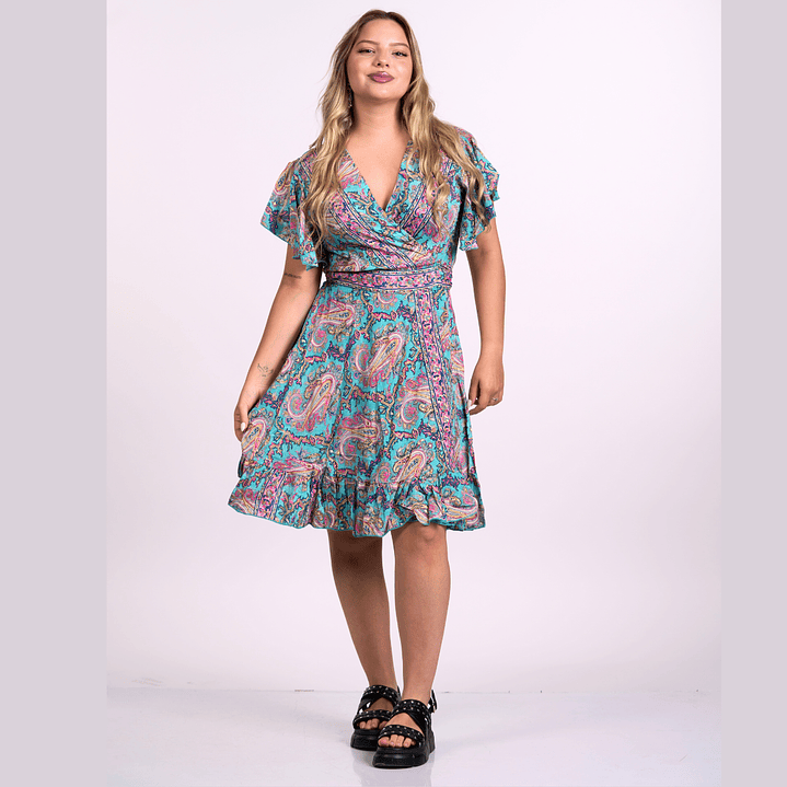 Vestido Corto Envolvente 4