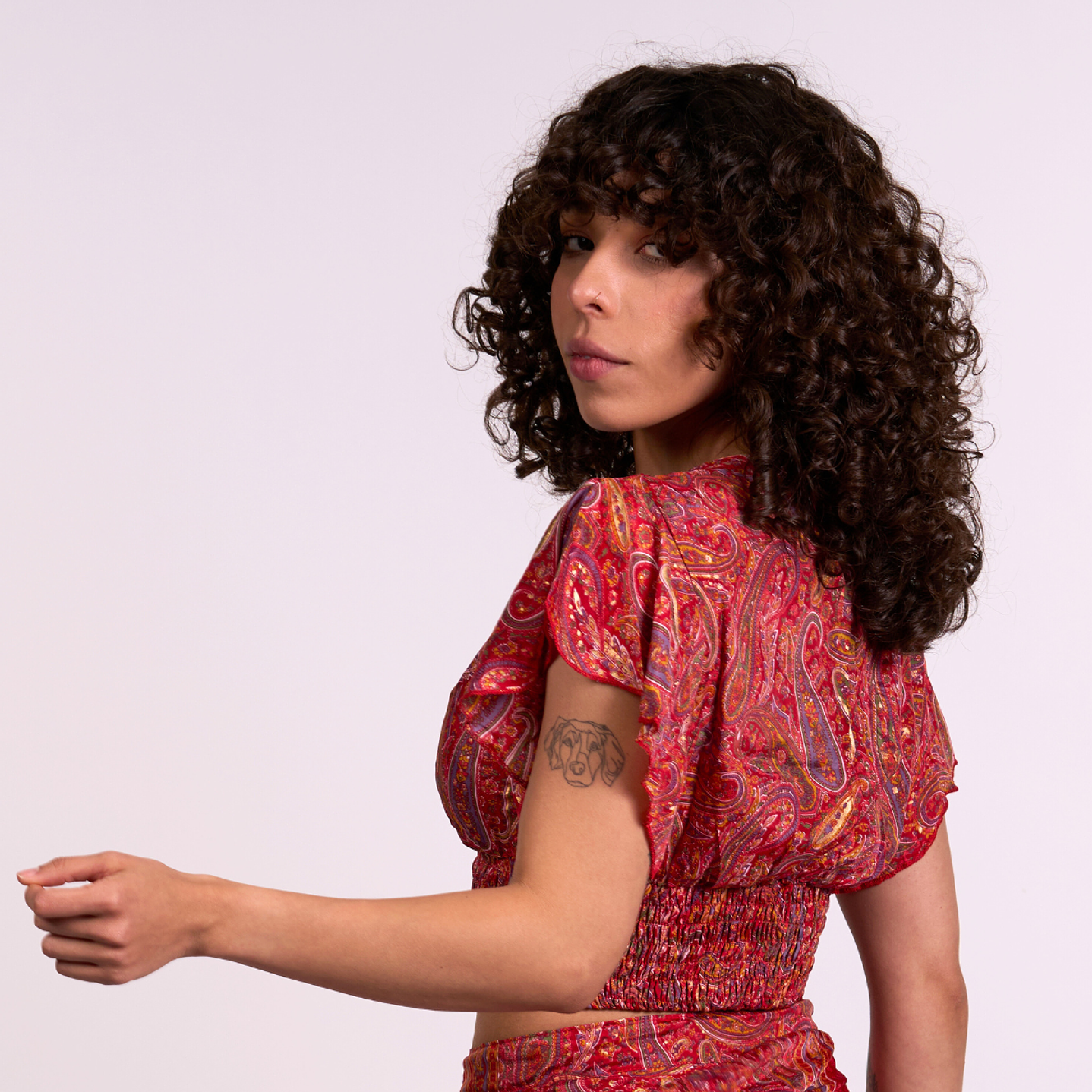 Top Cuello V Manga Corta 2