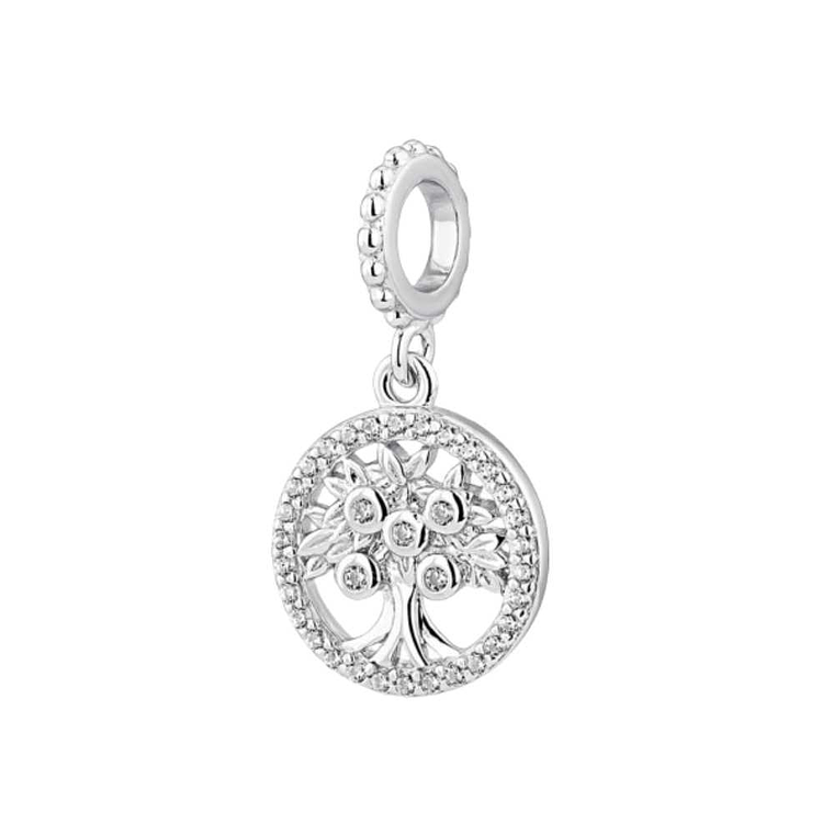 Abalorio árbol plata 1