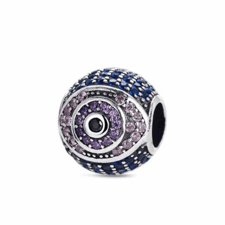 Abalorio ojo circonitas plata 1