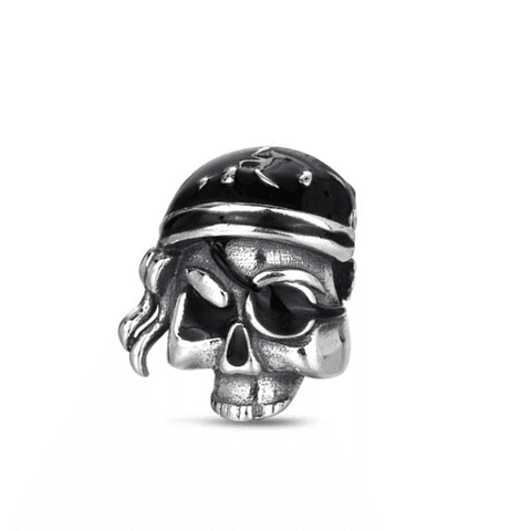 Pirate silver bead
