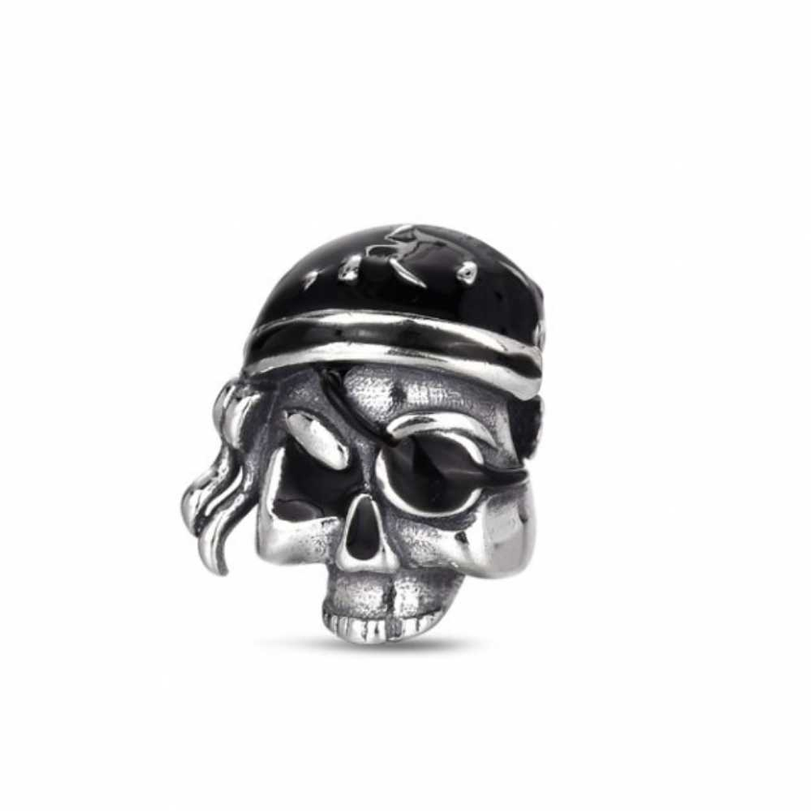 Pirate silver bead 1