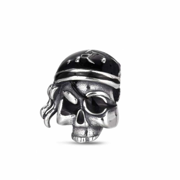 Pirate silver bead 1