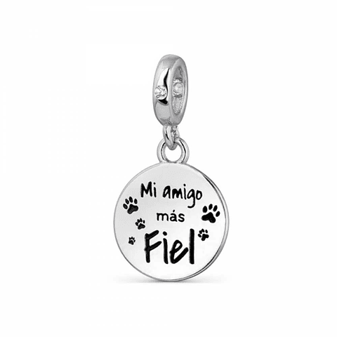 Silver disc charm, my most faithful friend.