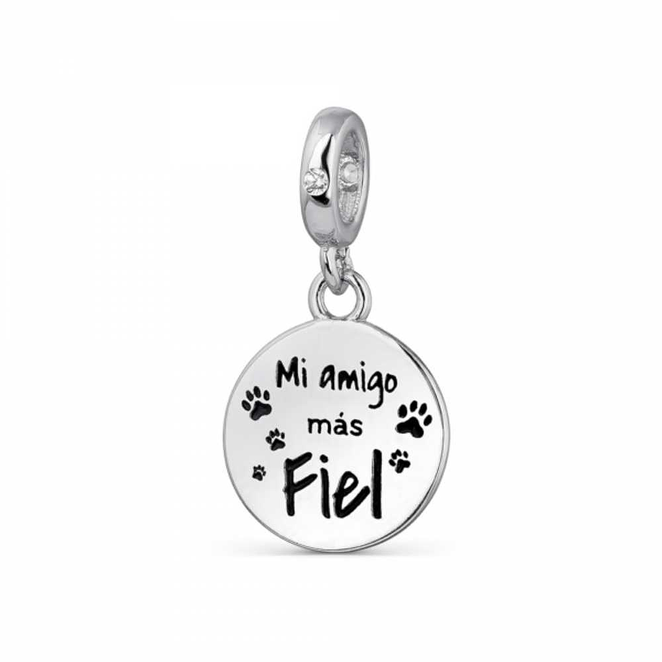 Silver disc charm, my most faithful friend. 1