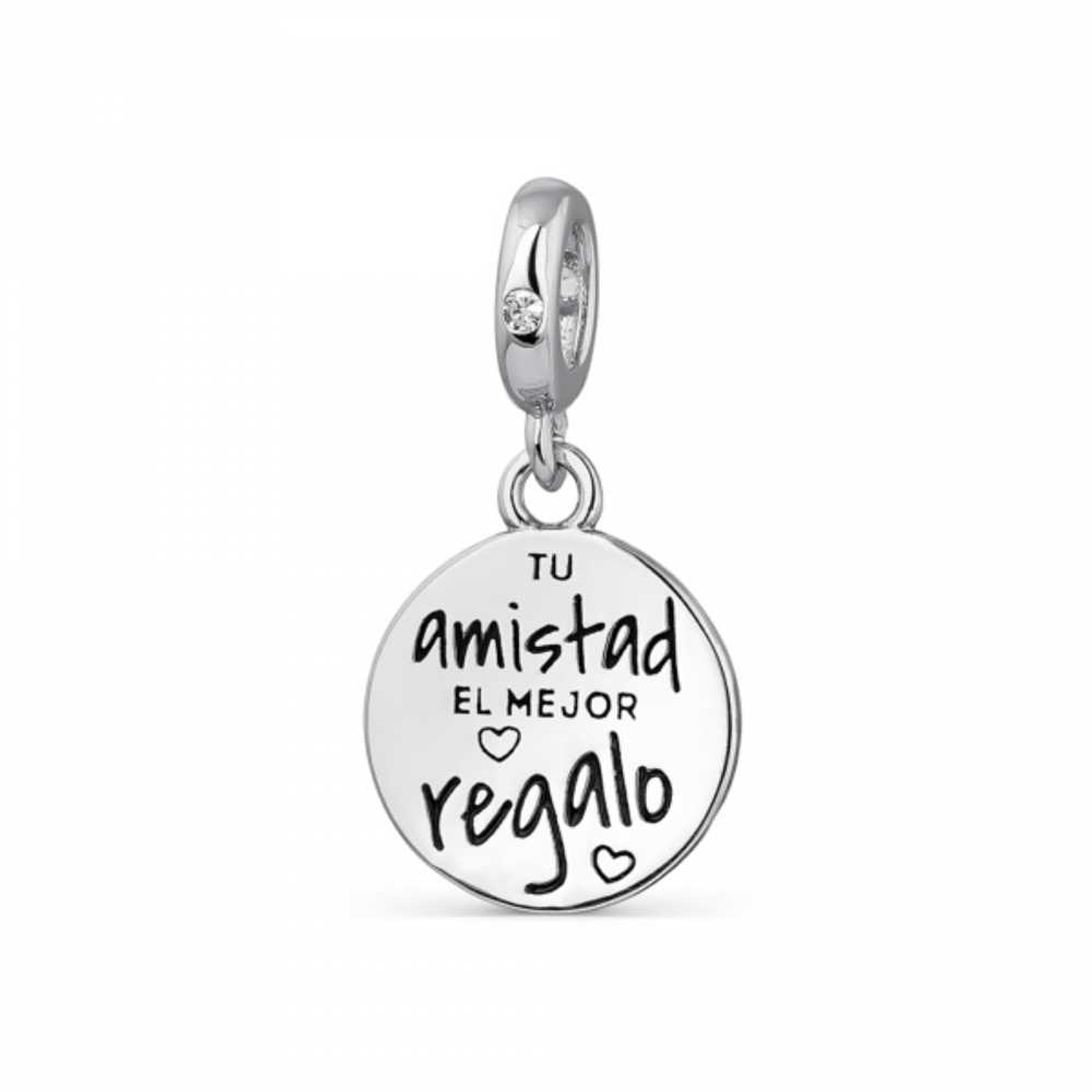 A charm for your friendship, the best gift, silver. 1