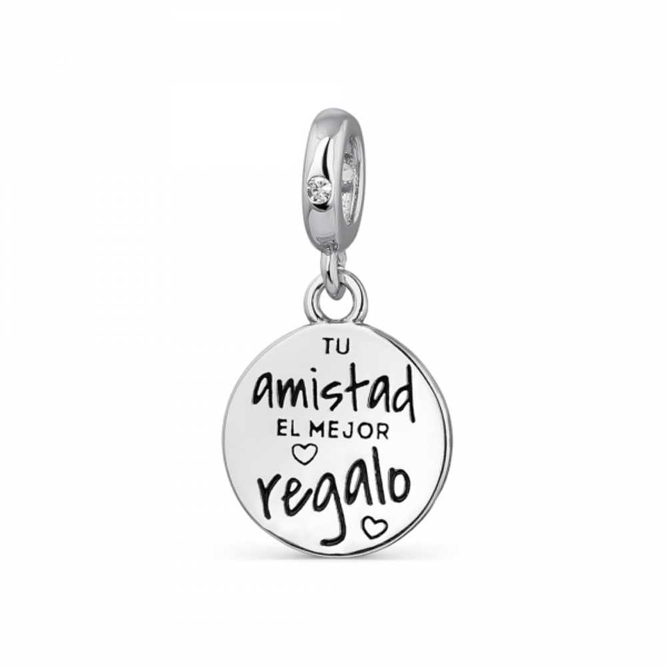 A charm for your friendship, the best gift, silver. 1