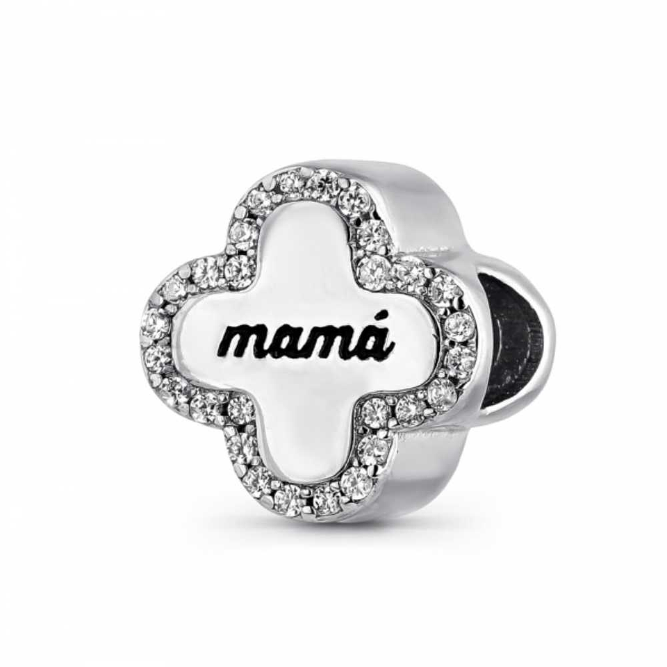 Abalorio mamá plata 2