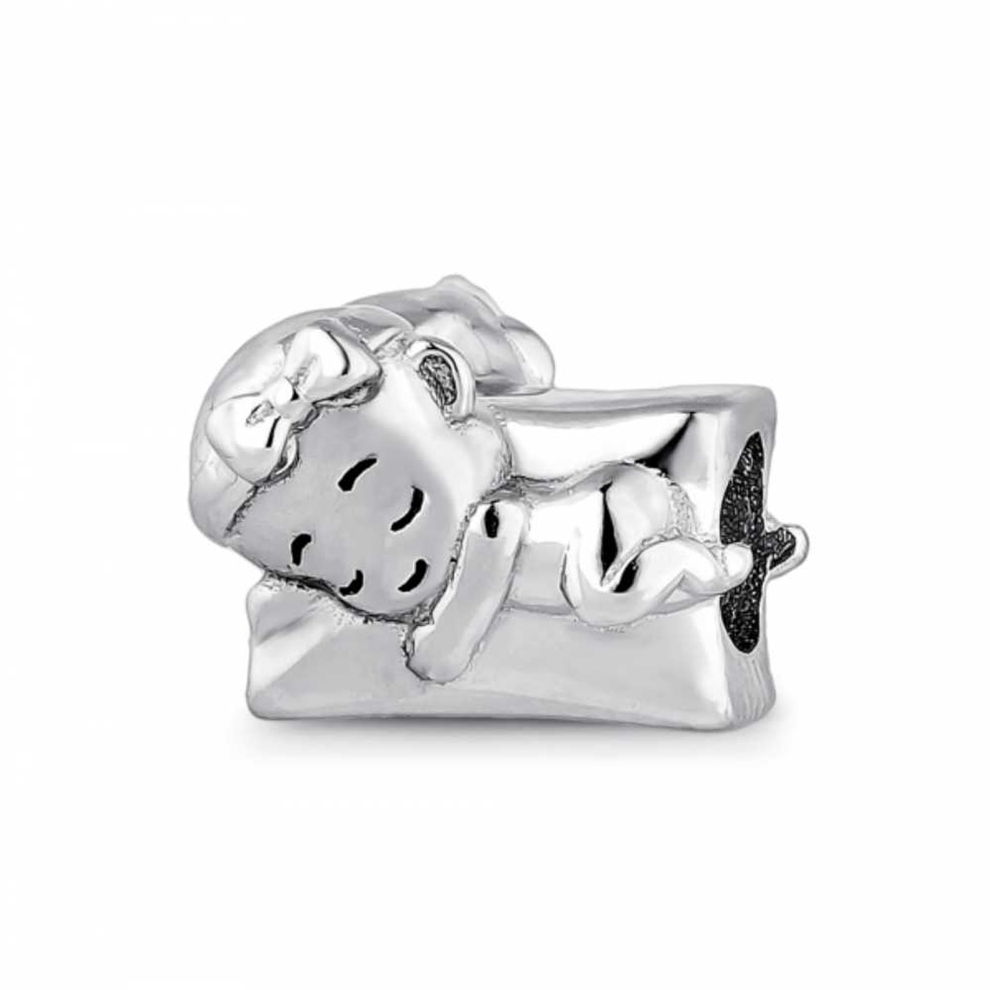 Silver baby bead 1