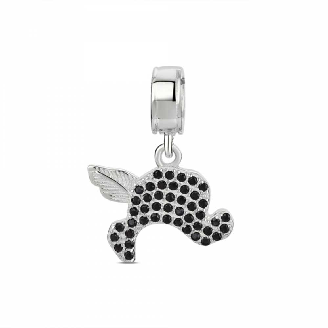 Abalorio sombrero plata 1