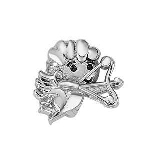 Abalorio cupido plata