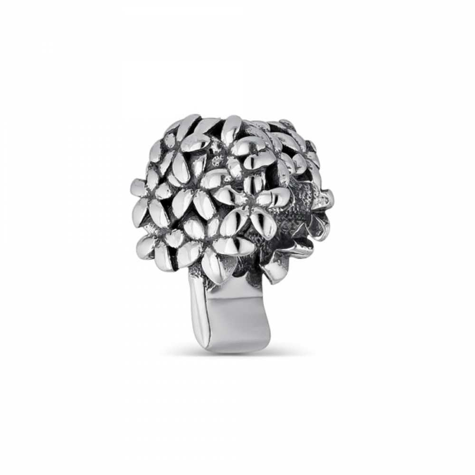 Abalorio biznaga plata  1