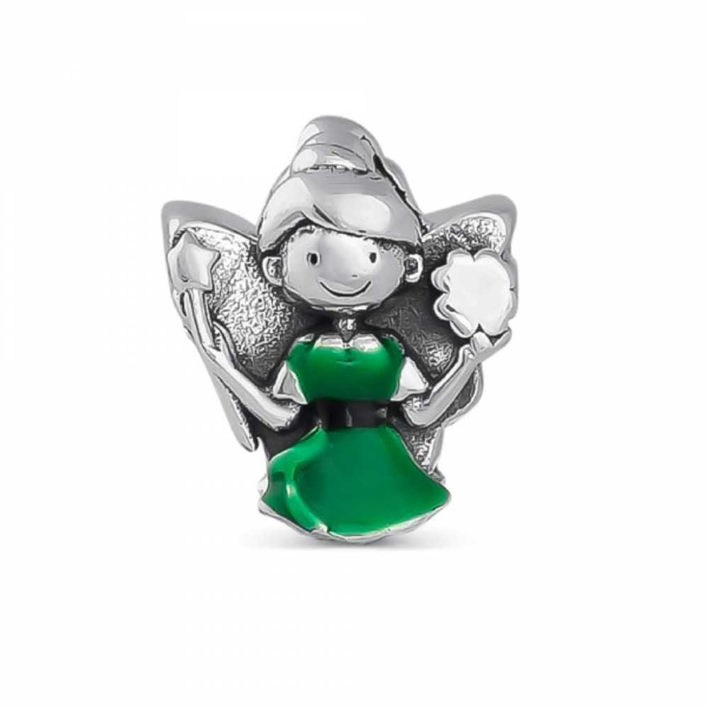 Silver lucky fairy charm  1