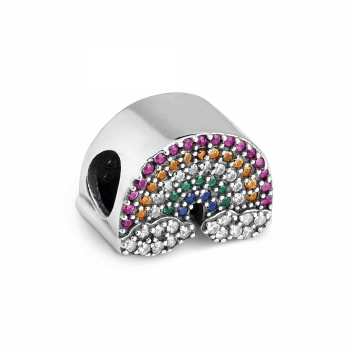 Abalorio arcoiris plata  1