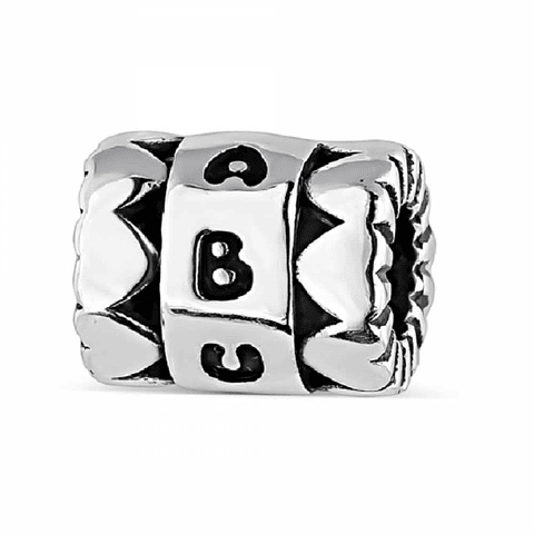 Abalorio abuela plata 