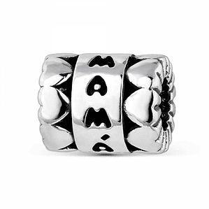 Abalorio mamá en plata 