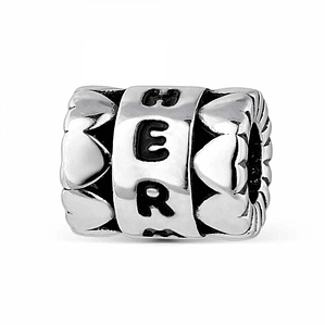 Abalorio hermana plata