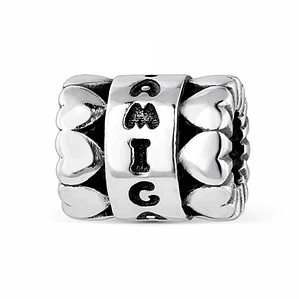 Abalorio amiga plata