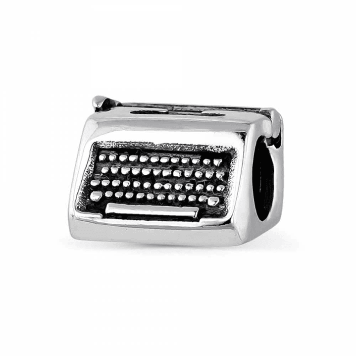 Abalorio máquina de escribir plata 1