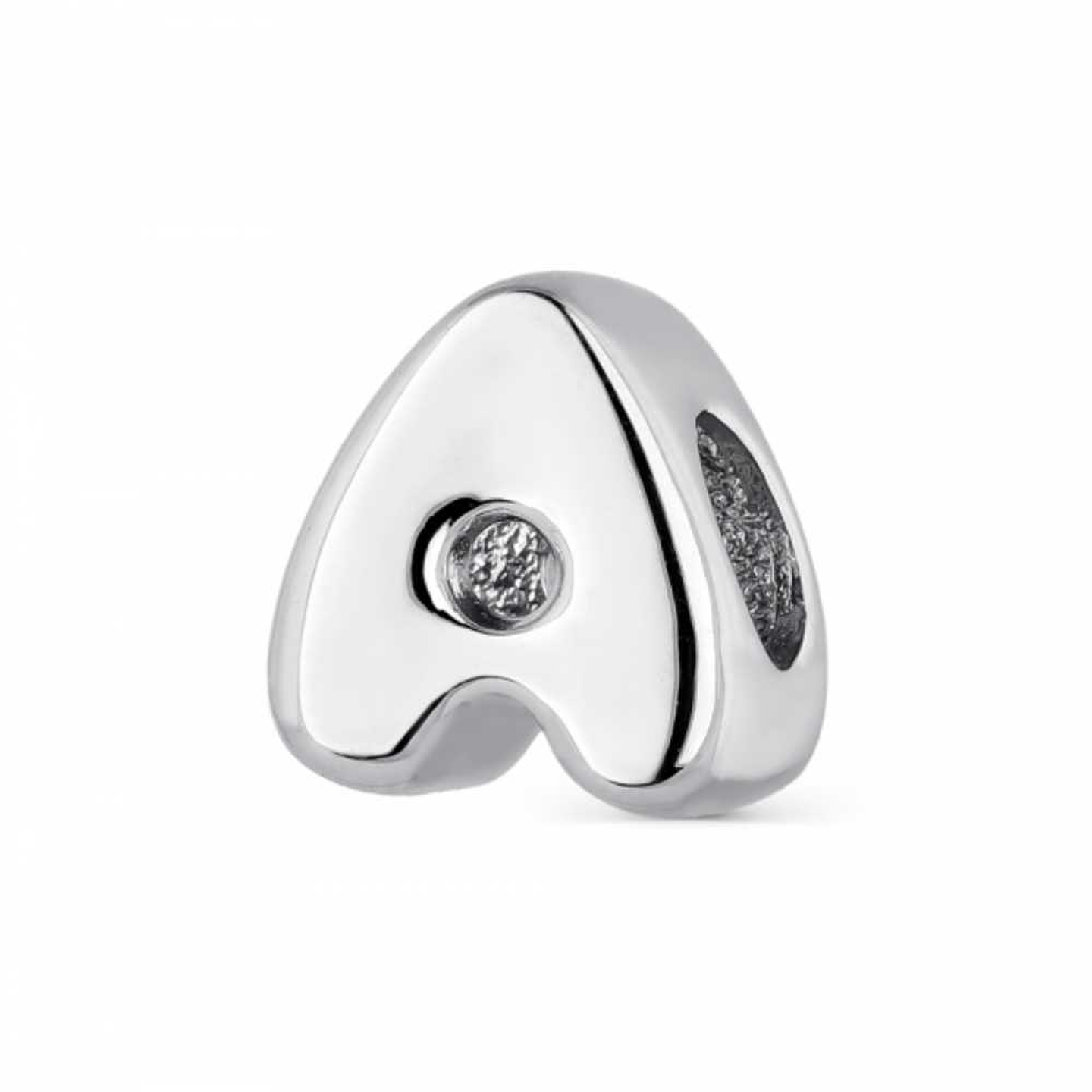 Initial bead A silver 1