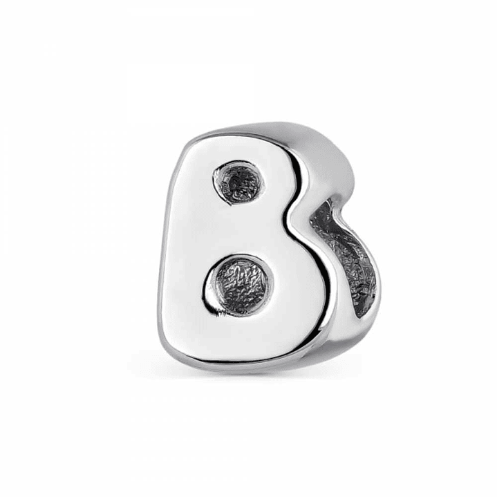 Abalorio inicial B plata 1