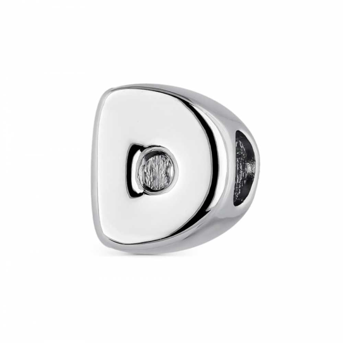 Abalorio inicial D plata 1