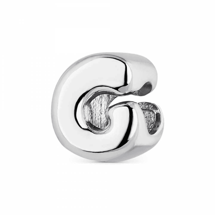 Abalorio inicial G plata 1