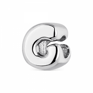 Abalorio inicial G plata