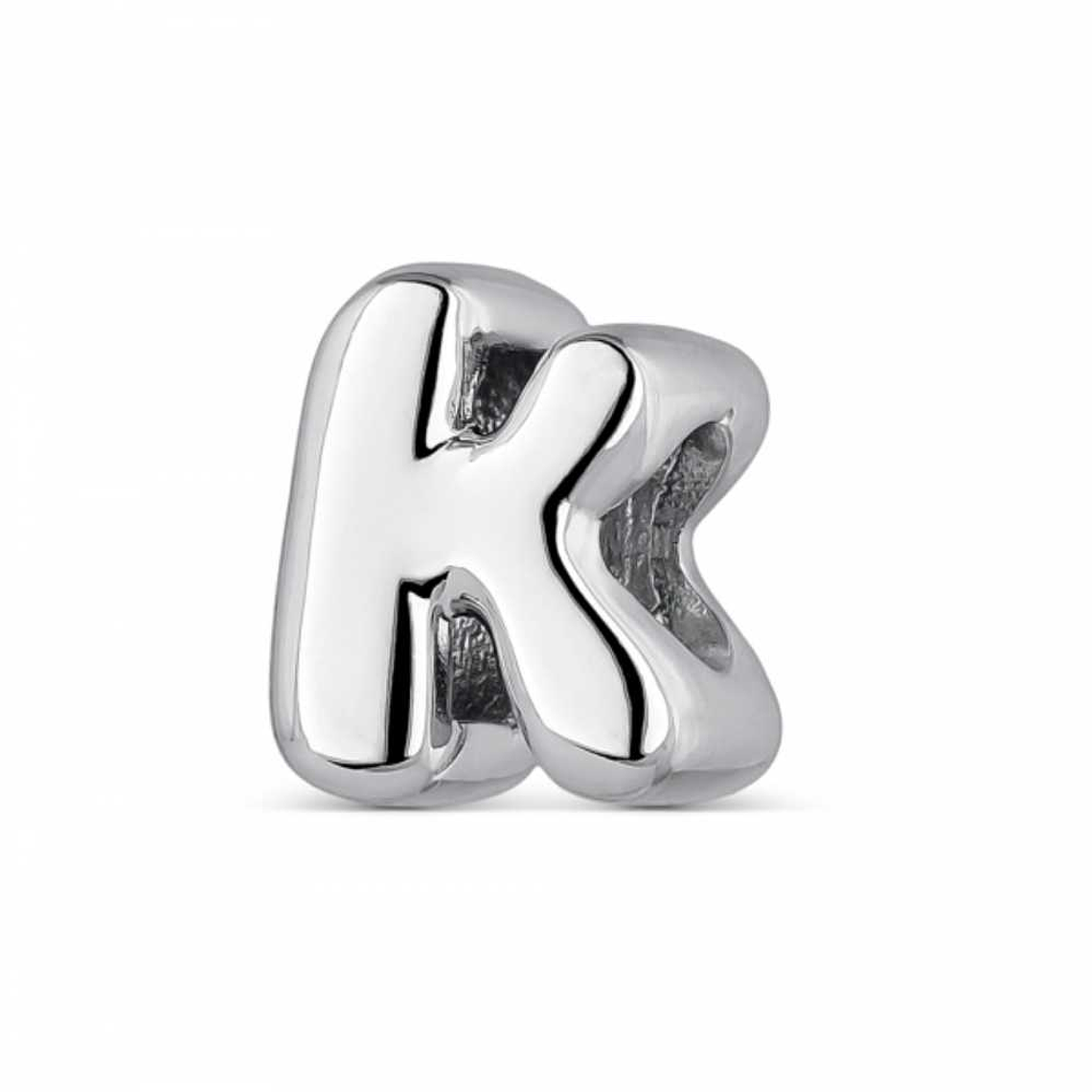 Abalorio inical K plata 1