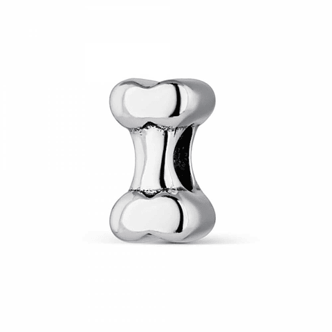 Abalorio hueso plata