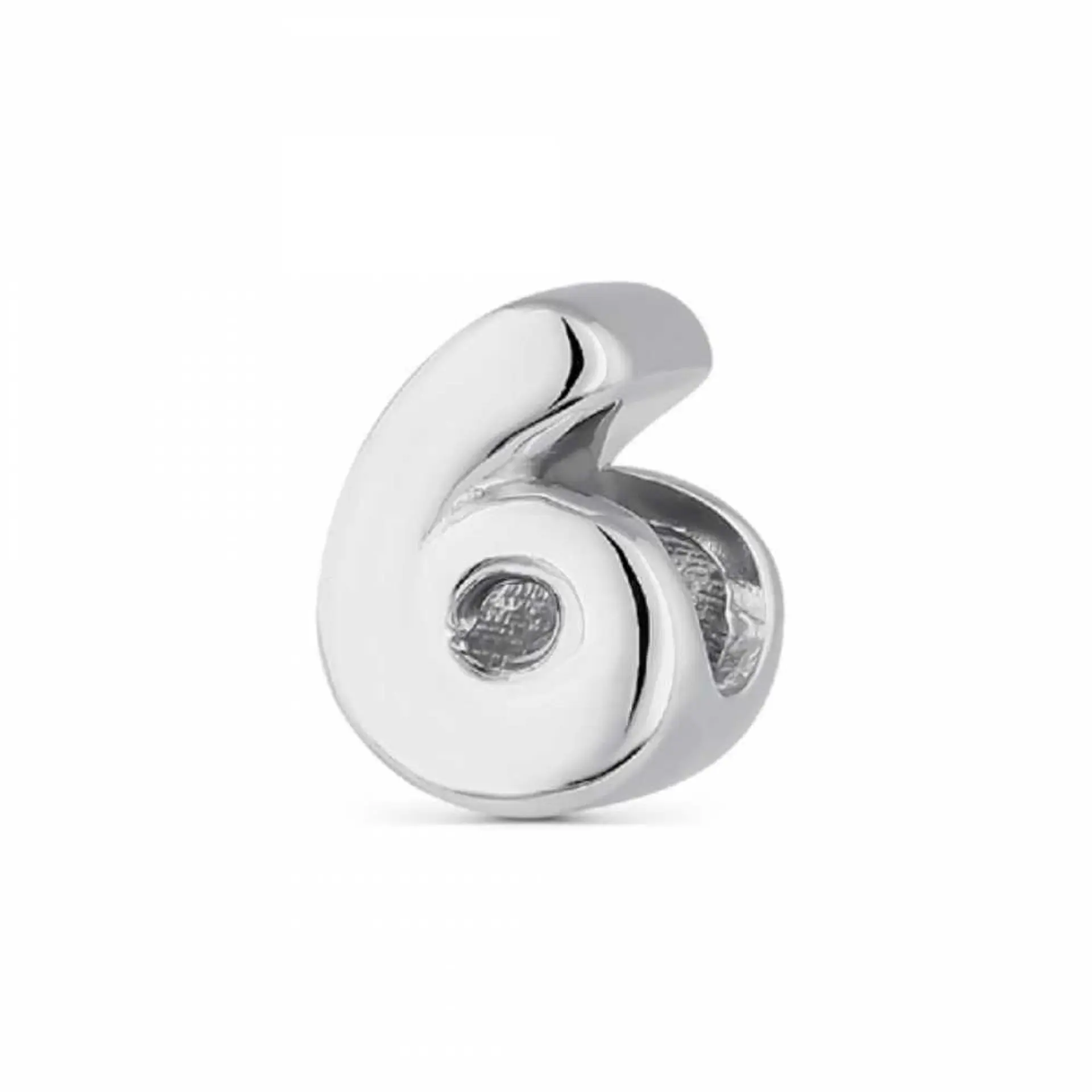 Silver bead number six 1
