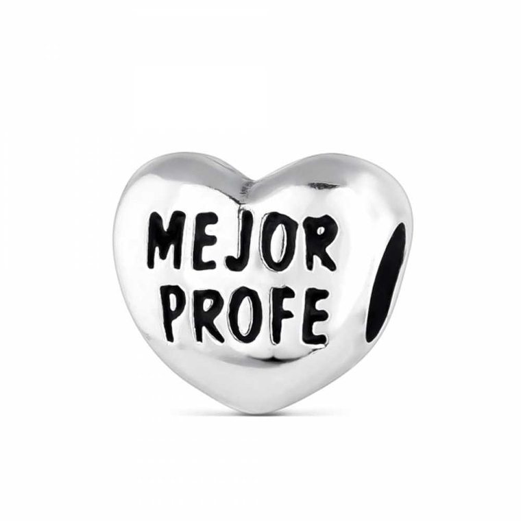 Abalorio mejor profe plata 1