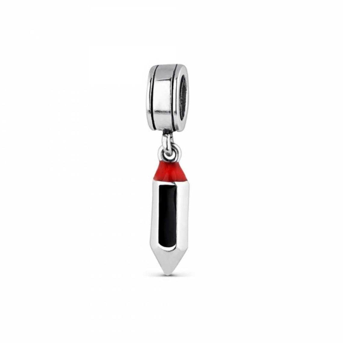 Abalorio lápiz plata 1