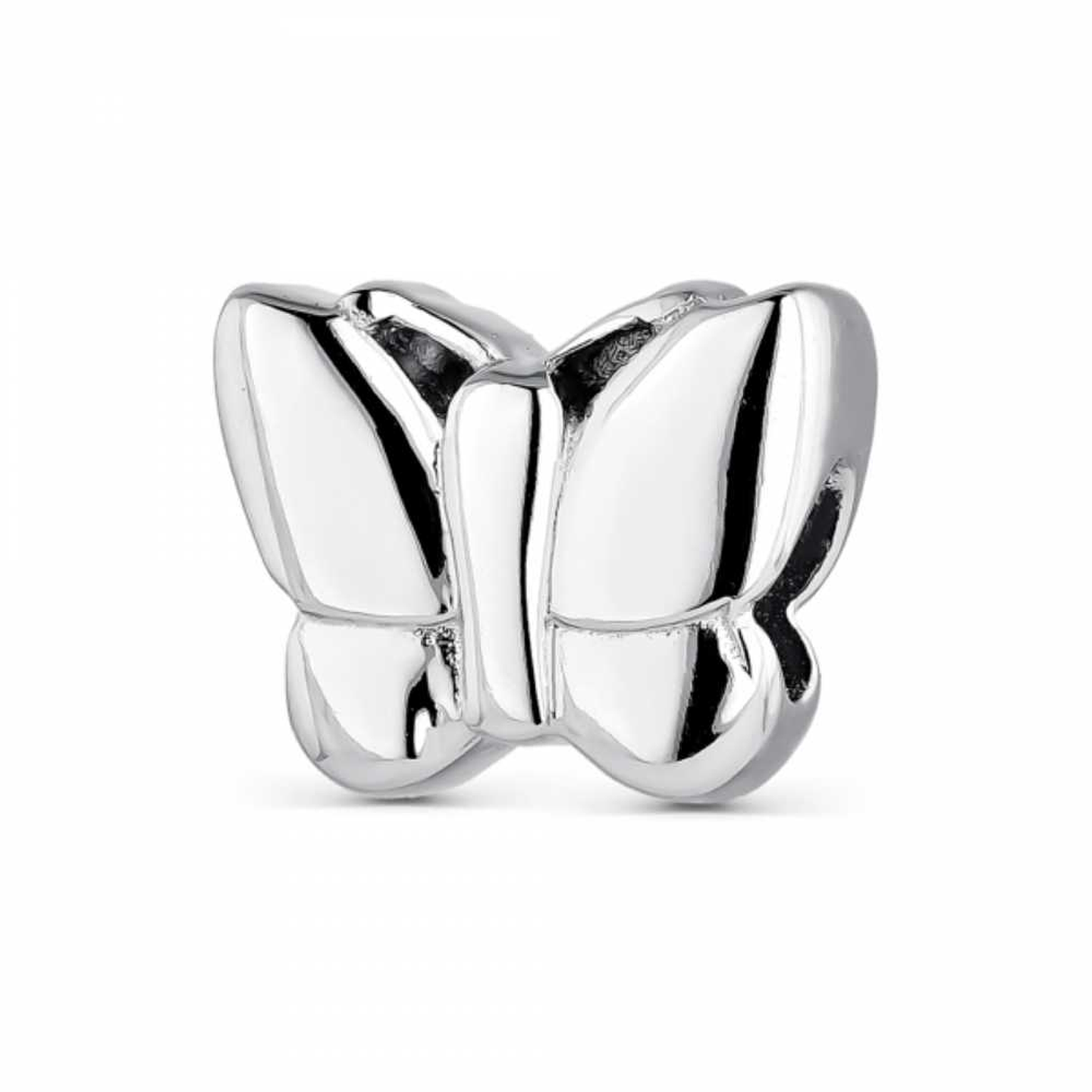 Abalorio mariposa plata 1