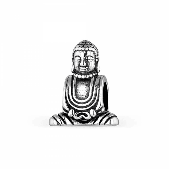 Abalorio buda plata 1