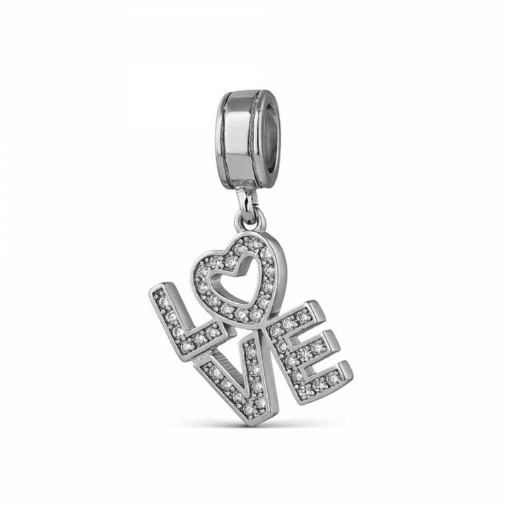 Abalorio love plata 1