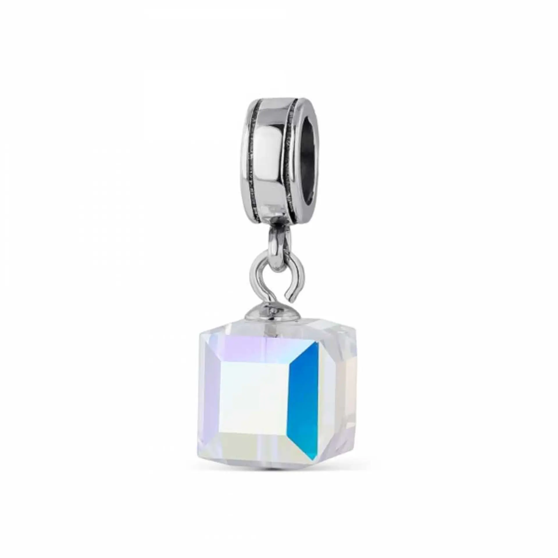 Abalorio swarovski plata 1
