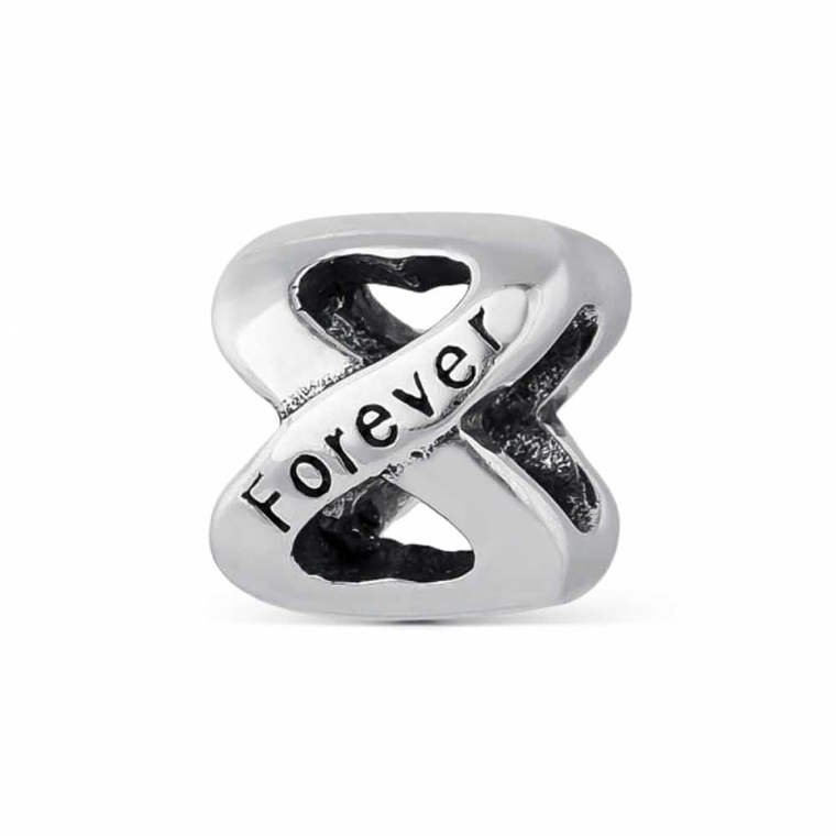 Abalorio infinito forever plata 1