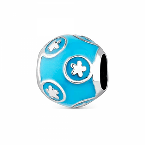 Abalorio cielo plata