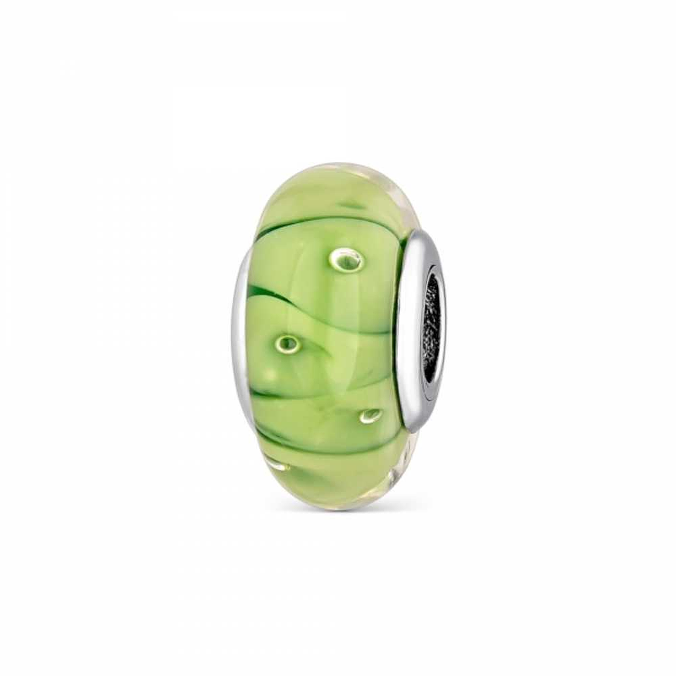 Abalorio murano naturaleza plata 1