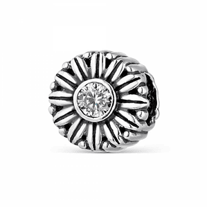 Abalorio sueño cristal plata