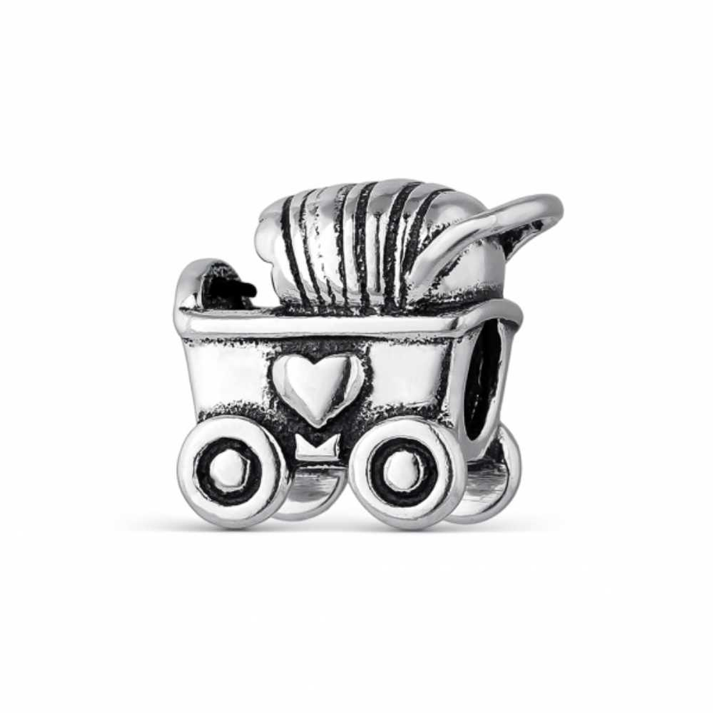 Abalorio carrito plata  1