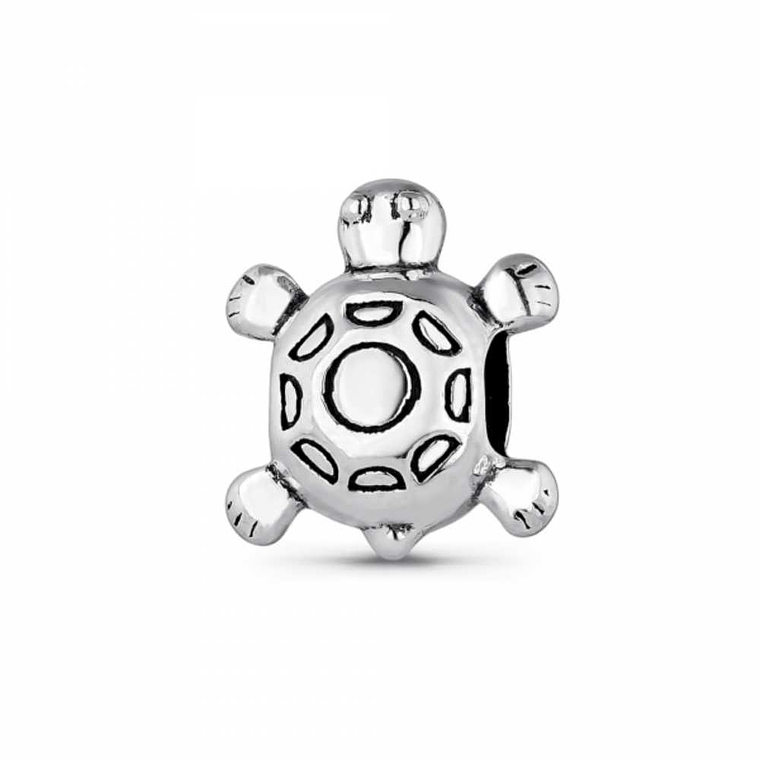 Abalorio tortuga plata 1