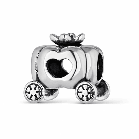 Abalorio carroza plata 