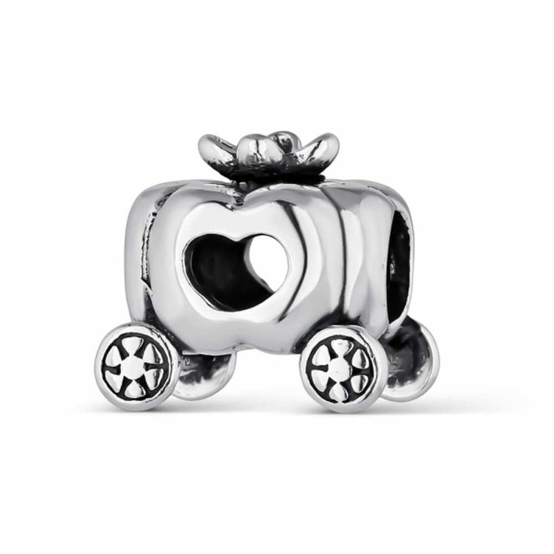 Abalorio carroza plata  1