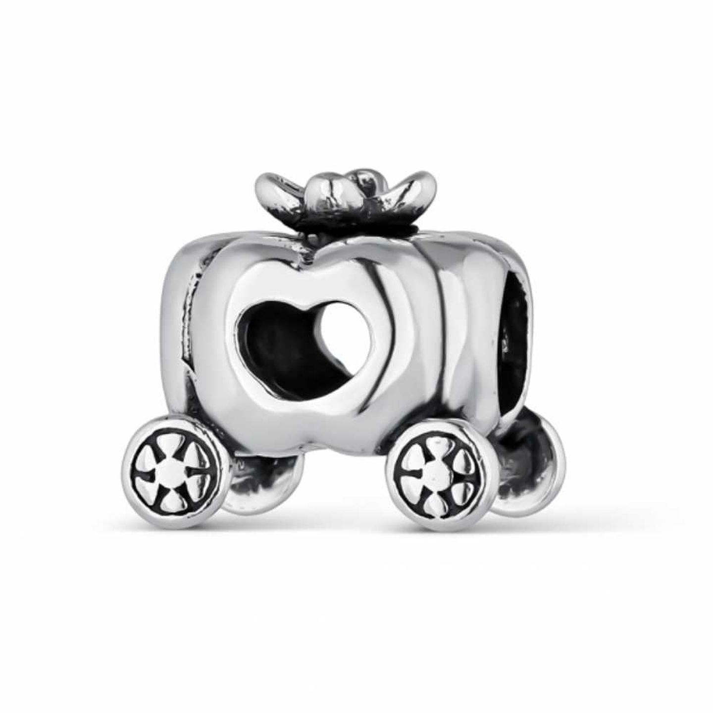 Abalorio carroza plata  1